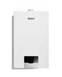 Centrala termica pe gaz in condensare, Vaillant ecoTEC Plus VU 30CS/1-5, murala, numai incalzire, afisaj LCD, touchscreen, loniDetect, schimbator caldura inox + kit evacuare