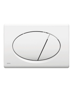 Clapeta actionare rezervor WC incastrat, Alcadrain Basic M70, alb lucios