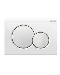 Clapeta actionare rezervor WC incastrat, Geberit Sigma 01 115.770.11.5, alb