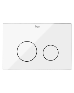 Clapeta actionare rezervor WC incastrat, Roca Active One AC2 A890173000, alb lucios