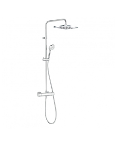 Sistem dus Kludi Logo 6809805-00, baterie termostatata, finisaj cromat