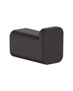Cuier baie Hansgrohe AddStoris 41742670, o agatatoare, finisaj negru mat