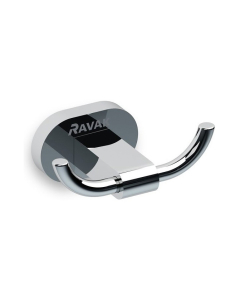 Cuier baie Ravak Concept Chrome X07P186, 2 agatatori, finisaj cromat