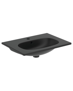 Lavoar Ideal Standard Tesi 63cm, pentru mobilier, finisaj negru mat