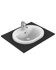 Lavoar incastrat Ideal Standard Connect Oval E503901, alb, oval, 55 cm