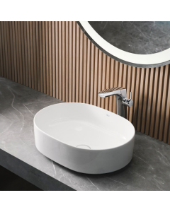 Lavoar pe blat Roca Inspira Round 50x37cm A327520000