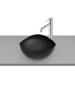 Lavoar Roca Ohtake A327A15080, montaj pe blat, negru, rotund, 37.5 cm
