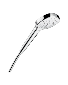 Para dus Hansgrohe Croma Select E Vario 26812400, crom, 3 functii, sistem anticalcar