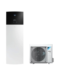 Pompa de caldura aer apa de tip split Daikin Altherma 3 R EHVH08S18EJ6V + ERGA06EAV3H, 6 kW cu rezervor de 180 L