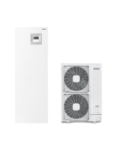 Pompa de caldura aer apa de tip split Hitachi Yutaki S Combi RWD-6.0NW1E-220S + RAS-6WHNPE, 16 kW cu rezervor de 220 L