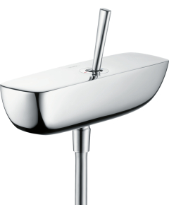 Baterie baie, pentru dus, Hansgrohe Pura Vida, monocomanda, montaj aplicat, finisaj cromat