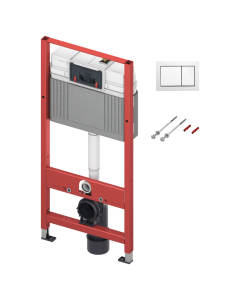 Rezervor WC incastrat, TECE 9400400, 50 x 112 cm, 10 L, clapeta actionare inclusa