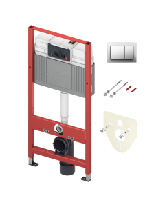 Rezervor WC incastrat, TECE 9400406, 50 x 112 cm, 10 L, clapeta actionare inclusa