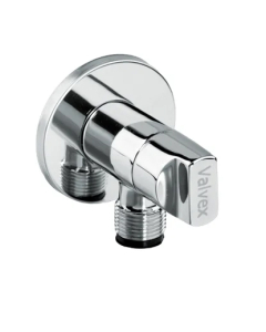 Robinet coltar crom, cu cap ceramic, Valvex Strit, 1483120, alama, 1/2" x 3/4"