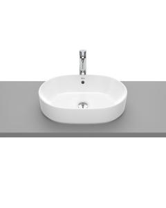 Lavoar pe blat Roca The Gap 55x39cm, oval, fara orificiu pentru baterie, A3270Y1000