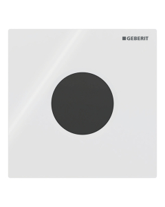 Senzor actionare apa pisoar, Geberit Sigma 01 116.021.11.5, finisaj alb / negru