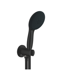 Set dus para + furtun + suport fix, Grohe Tempesta 264062433, 2 functii, 1.5 m, finisaj negru mat