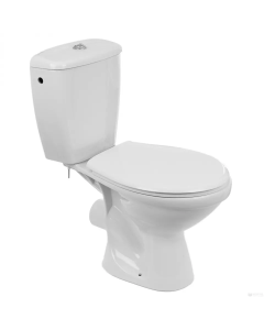 Vas wc cu rezervor + mecanism + capac, set Kolo Idol 19035000, alb, evacuare orizontala, montaj pe pardoseala