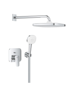 Sistem dus Grohe Cubeo 1053360000, incastrat, finisaj cromat