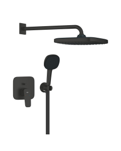 Sistem dus Grohe Cubeo 1053362430, incastrat, finisaj negru mat