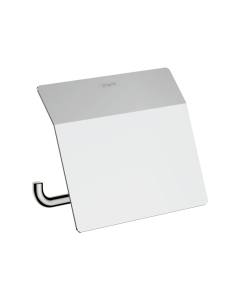 Suport pentru hartie igienica cu capac, Hansgrohe AddStoris 41753000, finisaj cromat