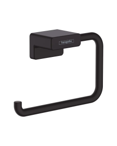 Suport pentru hartie igienica, Hansgrohe AddStoris 41771670, finisaj negru mat, fara clapeta