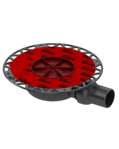 Corp sifon de pardoseala Tece drainpoint, iesire laterala Dn 50, extra plat, cu flansa universala Seal System, 3601400