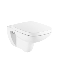 Vas WC suspendat Roca Debba Square A34699L000, alb, evacuare orizontala