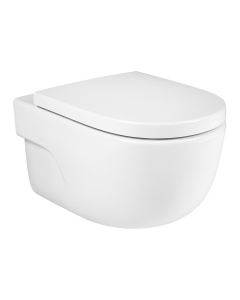 Vas WC suspendat Roca Meridian A34624L000, alb, evacuare orizontala
