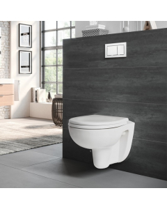 Vas WC suspendat Tece Ceramic 9700004, alb, evacuare orizontala