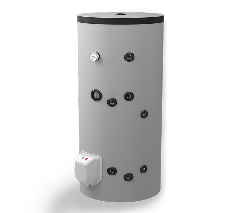 Euroinstal Boiler termoelectric Eldom, 200 L, cu o serpentina si rezistenta electrica, pe pardoseala, 3000 W - Pretul care iti convine