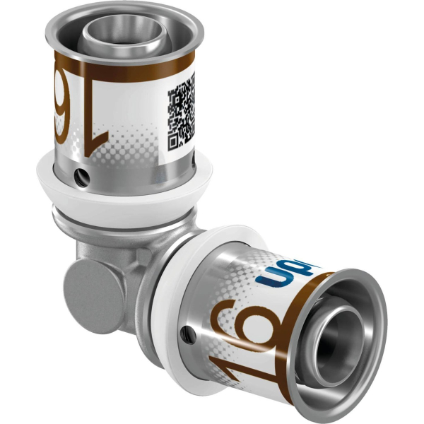 Cot presare dublu S - Press Uponor, alama, D 16 x 2 mm