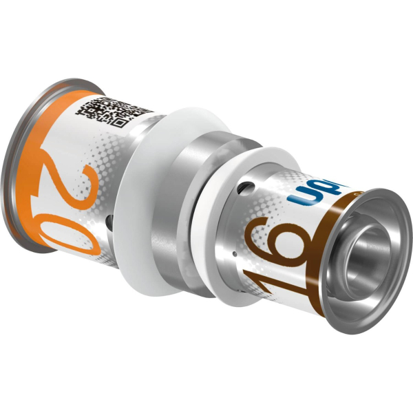 Racord presare redus S - Press Uponor, alama, D 20.2 mm x 16.2 mm 
