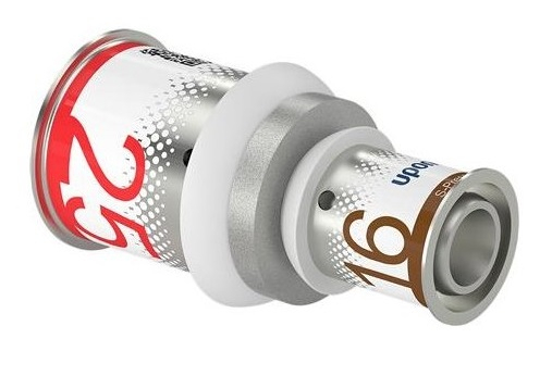 Racord presare redus S - Press Uponor, alama, D 25.2 mm x 16.2 mm 
