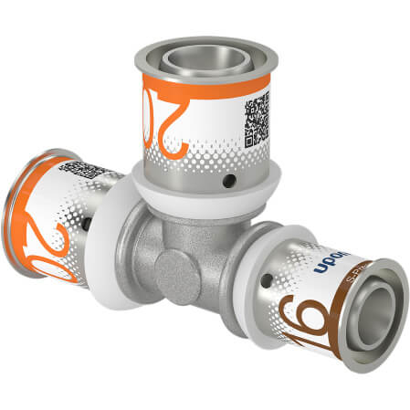 Teu presare redus S - Press Uponor, alama, D 20.2 x 20.2 x 16.2 mm

