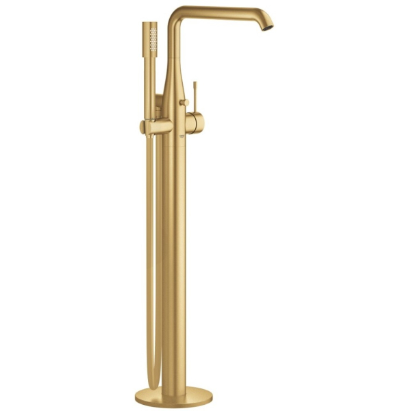 Baterie baie, pentru cada/dus, Grohe Essence 23491GN1, monocomanda, montaj stativ, finisaj brushed cool sunrise + accesorii