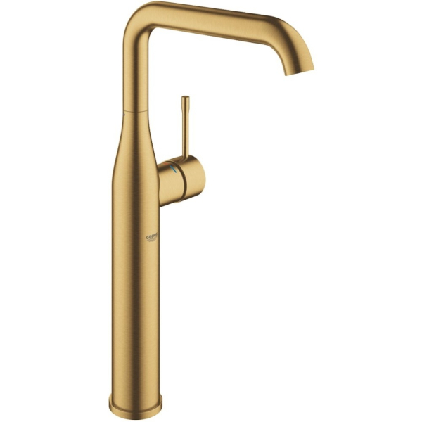 Baterie baie pentru lavoar Grohe Essence 32901GN1, 3/8'', marimea XL, monocomanda, pivotanta, auriu mat
