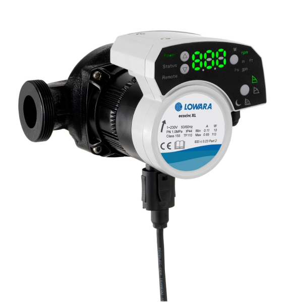 Pompa de circulatie Lowara Ecocirc XL 25-100 180, H max. 10 m, Q max. 10.2 mc/h, PN 6/10, 230V
