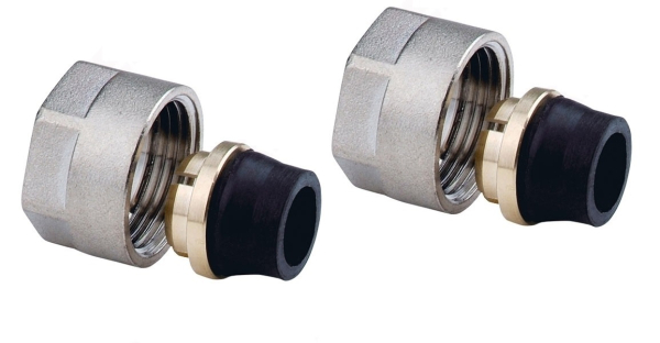 Conector pentru teava de cupru FERRO, alama, filet interior, 3/4" x 15 mm, 67761500Y