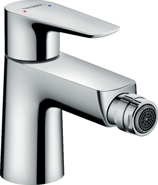Baterie baie pentru bideu Hansgrohe Talis E 71721000, monocomanda, finisaj cromat, cu ventil click-clack