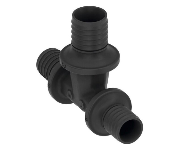 Teu redus cu manson alunecator TECEflex, PPSU, D 25 x 16 x 16 mm
