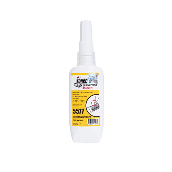 Adeziv etansant pentru filete metalice, Ems Force 5577, demontabil, 50 ml