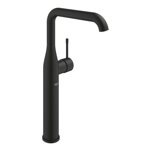 Baterie baie pentru lavoar Grohe Essence 24170KF1, 3/8'', marimea XL, monocomanda, pivotanta, negru mat