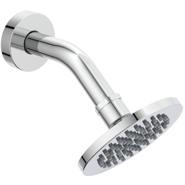 Cap dus fix Standard Idealrain B9436AA, finisaj cromat, 1 functie, sistem anticalcar