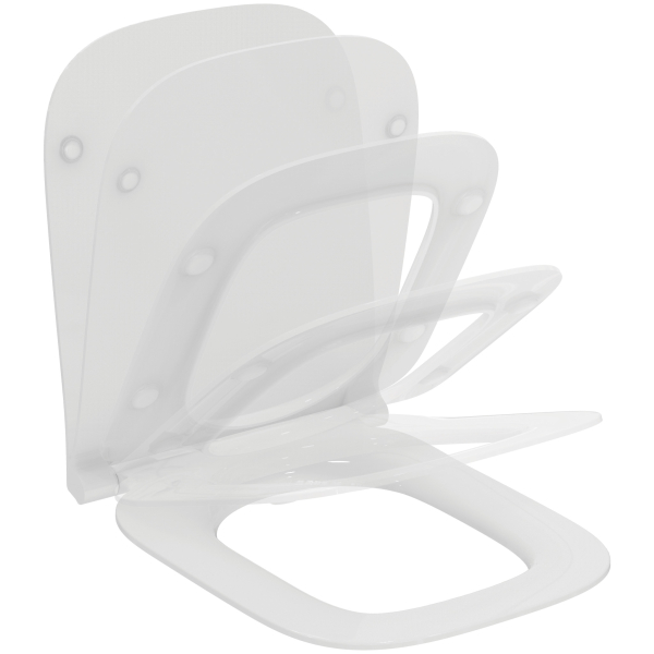 Capac wc din duroplast, Ideal Standard I.Life B slim, cu inchidere lenta, T500301