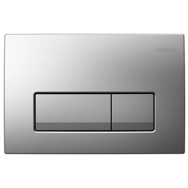 Clapeta actionare rezervor WC incastrat, Geberit Delta 50 115.119.46.1, cromat mat
