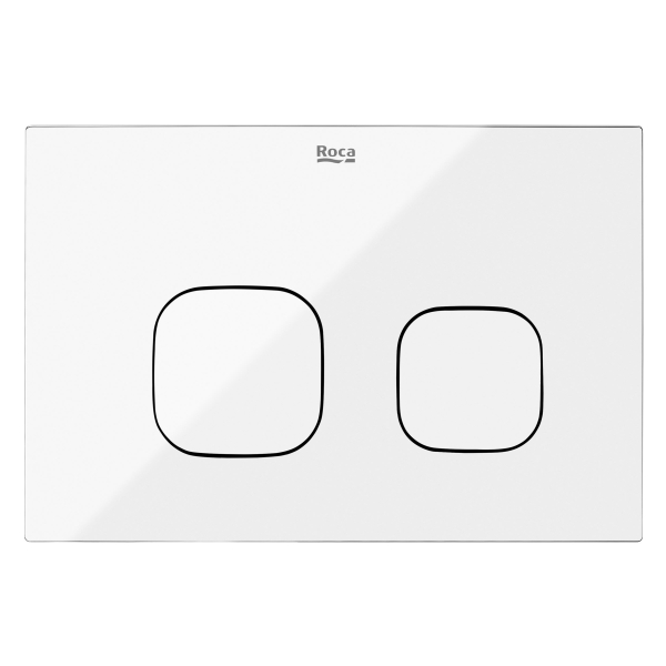 Clapeta actionare rezervor WC incastrat, Roca Active One AC3 A890174000, alb