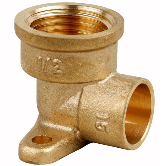 Cot alama, suport perete, interior-interior, 18 mm x 1/2", 90 grade, Ferro 4472-1801
