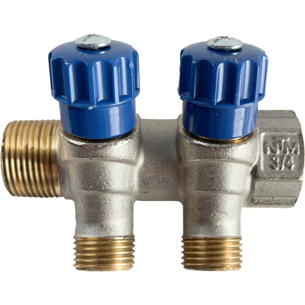 Distribuitor cu robinet, 2 x 3/4", NTM 21602B
