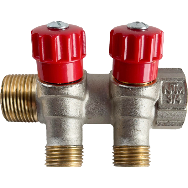 Distribuitor cu robinet, 2 x 3/4", NTM 21602R
